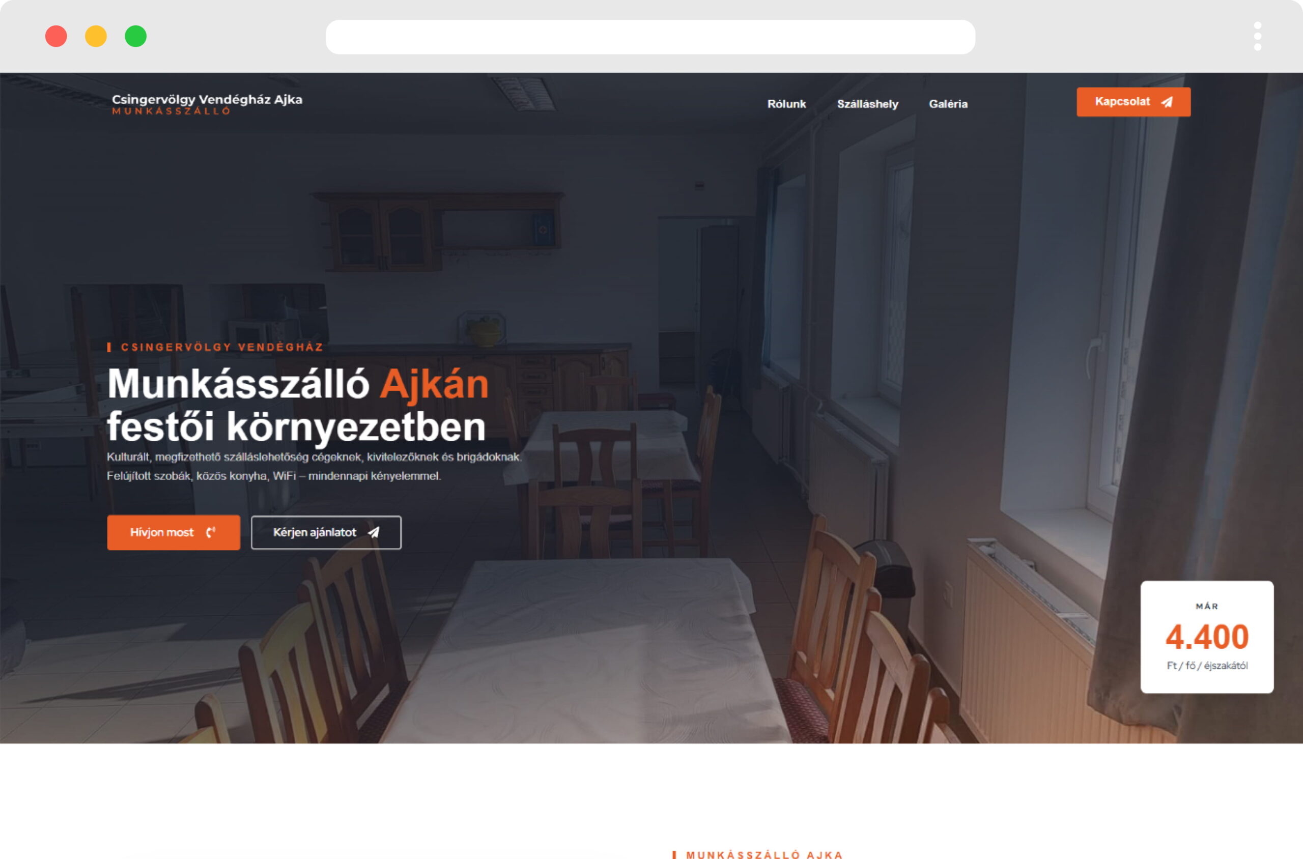Csingervölgy Vendégház